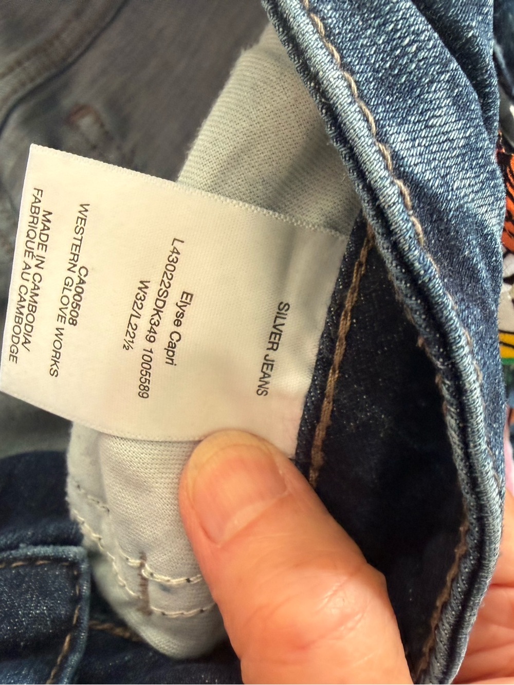 Artisan Upcycled Scrappy Denim Boho Jeans Size 32 - Picture 16 of 16